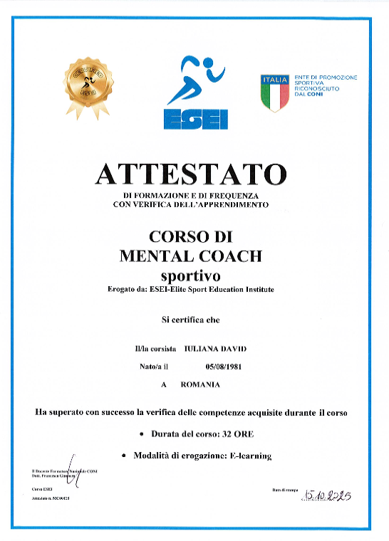 Mental Coach Sportivo (CONI)