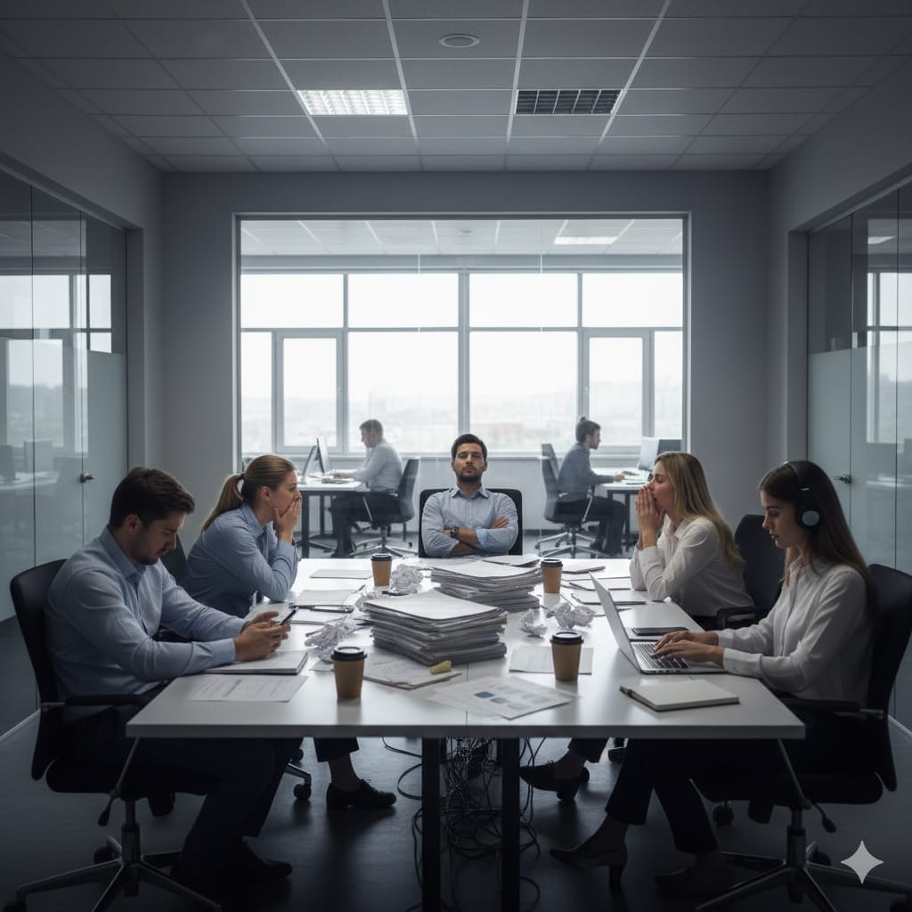 Team che lavora insieme in ufficio